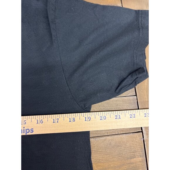 I Love NY Black T-Shirt Large Rafia Tees 100% Cotton Made In Bangladesh - Picture 7 of 7